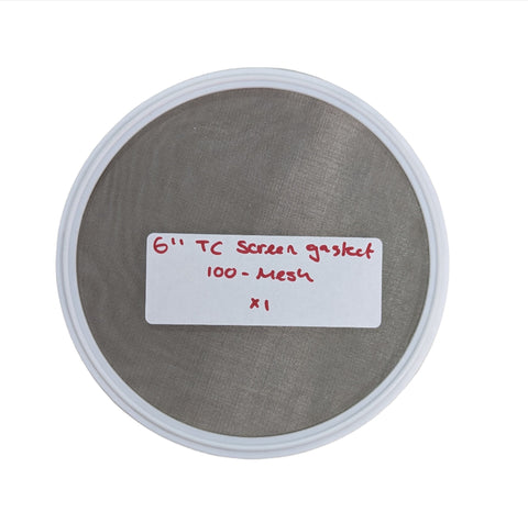 Sale: Screen Gasket (6" Tri Clamp) 100-mesh