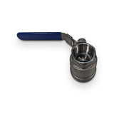 VALVE: 2 Piece Ball Valve - Locking Lever (0.25"/1")