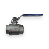 VALVE: 2 Piece Ball Valve - Locking Lever (0.25"/1")