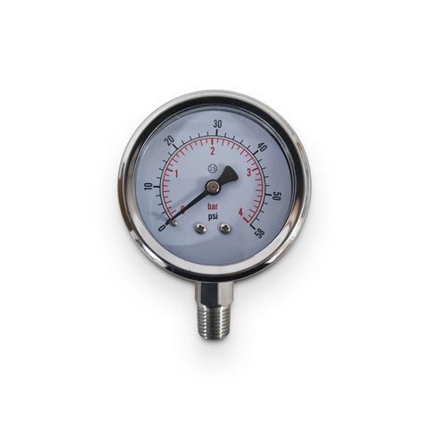 PRESSURE GAUGE: 0.25" BSPm - 0-4 Bar