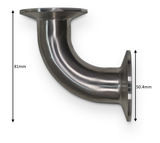 BEND: 90 Degree Tri Clamp Bend -0.75" - 2"