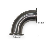 BEND: 90 Degree Tri Clamp Bend -0.75" - 2"