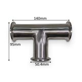 TEE: Tri Clamp Tee Piece - 0.75" - 2"