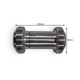 PIPE: RJT Male/Male - 1/1.5" (Length: 104mm)