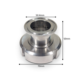 ADAPTER: Tri Clamp (1/1.5") / DIN Female (25-50)