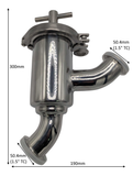 Y-strainer - inline stainless steel 500-micron strainer