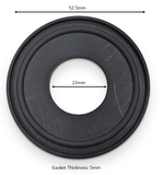GASKET: Tri Clamp - 0.75/ 1/ 1.5/ 2/ 2.5/ 3-inch