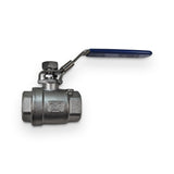 VALVE: 2 Piece Ball Valve - Locking Lever (0.25"/1")