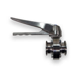 VALVE: Tri Clamp Butterfly Valve - 1", 1.5", 2"