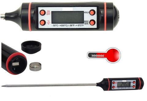 thermometer te-03 stainless steel sensor probe
